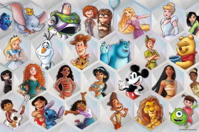 Puzzle Disney 100 let: Disneyho kouzlo 300 dílků