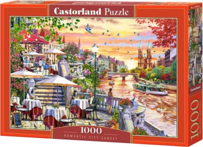 Puzzle Romantický západ slunce 1000 dílků