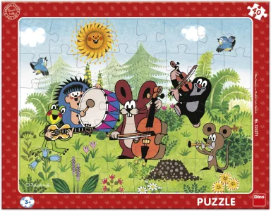 Puzzle Krtek a kapela 40 dílků