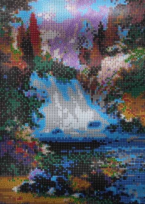 Norimpex Diamantové maľovanie Vodopád 40x30cm