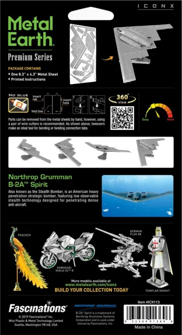 METAL EARTH 3D puzzle B-2A Spirit (ICONX)