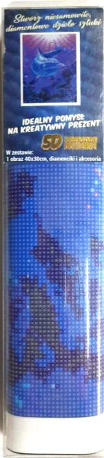 Norimpex Diamantové maľovanie Delfín 40x30cm
