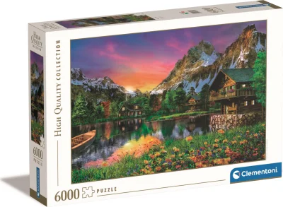 Puzzle Clementoni 6000 dielikov Jazero v Alpách