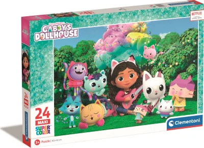 Puzzle Gábinin kouzelný domek: Na zahradě MAXI 24 dílků