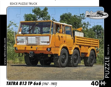 Puzzle TRUCK č.6 Tatra 813 TP 6x6 (1967-1982) 40 dílků