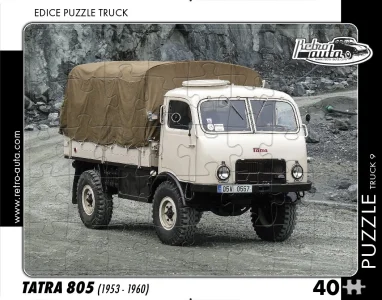 Puzzle TRUCK č.9 Tatra 805 (1953-1960) 40 dílků