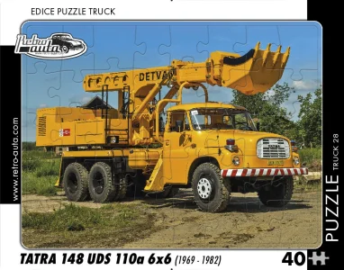 Puzzle TRUCK č.28 Tatra 148 UDS 110a 6x6 (1969-1982) 40 dílků