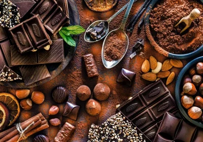 Puzzle Čokoládové dobroty 500 dílků