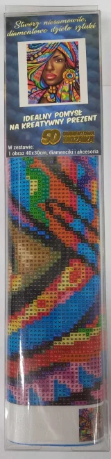 Norimpex Diamantové maľovanie Afričanka 40x30cm