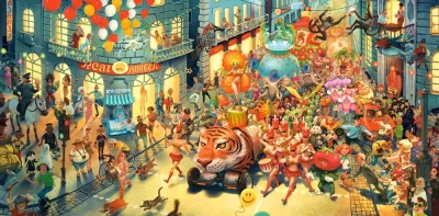 Puzzle Art Collection: Karneval v Riu 4000 dílků