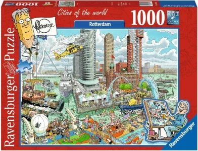 Puzzle Města světa: Rotterdam 1000 dílků