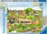 Puzzle Ravensburger 500 dielikov Únik do Cotswolds
