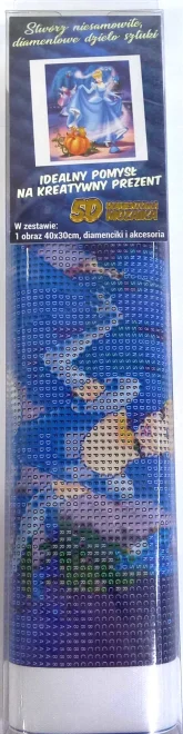 Norimpex Diamantové maľovanie Popoluška 40x30cm