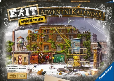 EXIT Úniková hra - Adventní kalendář: Opuštěná továrna