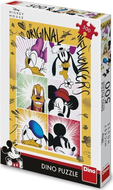 Dino Puzzle Mickeyho parta 500 dielikov