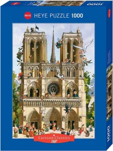 Puzzle Cartoon Classics: Nech žije Notre Dame 1000 dielikov
