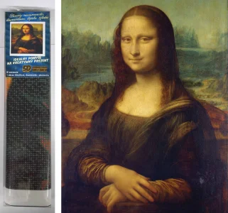 Diamantové malování Mona Lisa 30x40cm
