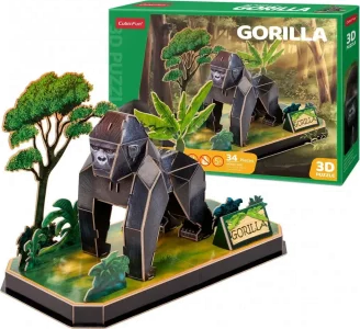 3D puzzle Gorila 34 dílků