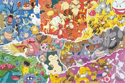 Puzzle Pokémon Allstars 1000 dílků