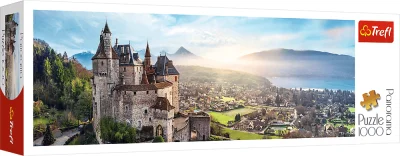 Panoramatické puzzle Hrad Menthon, Francúzsko 1000 dielikov