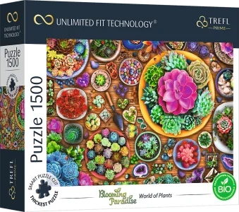 Puzzle UFT Blooming Paradise: Svět rostlin 1500 dílků