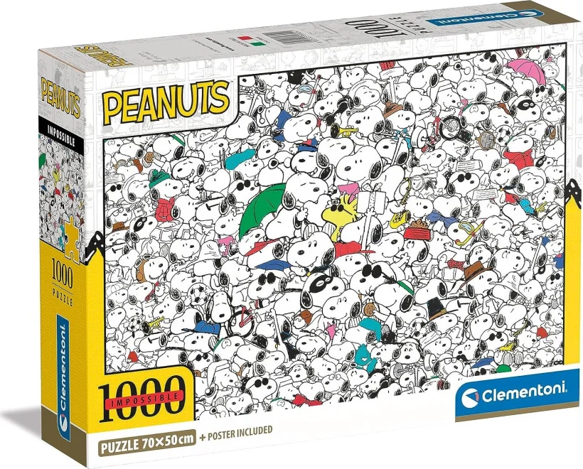 Clementoni Puzzle Impossible Peanuts 1000 dielikov