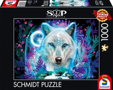 Puzzle Schmidt 1000 dielikov Neónový polárny vlk