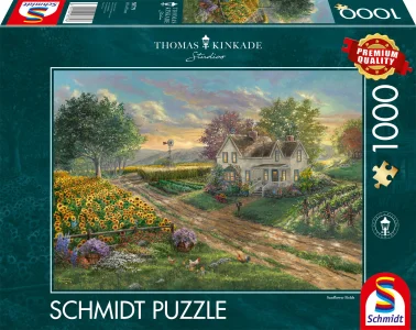 Puzzle Slnečnicové polia 1000 dielikov