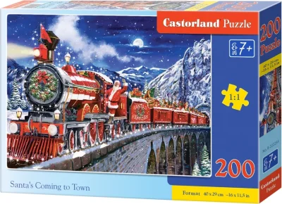 Puzzle Santův příjezd 200 dílků