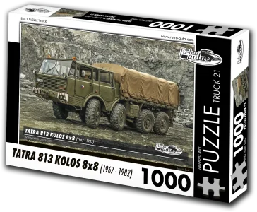 Puzzle TRUCK č.21 Tatra 813 Kolos 8x8 (1967-1982) 1000 dílků