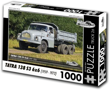 Puzzle TRUCK č.26 Tatra 138 S3 6x6 (1959-1972) 1000 dílků