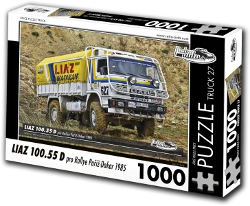 Puzzle TRUCK č.27 Liaz 100.55 D pro Rallye Paříž-Dakar (1985) 1000 dílků