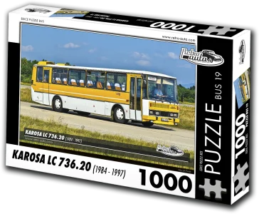 Puzzle BUS č.19 KAROSA LC 736.20 (1984 - 1997) 1000 dílků