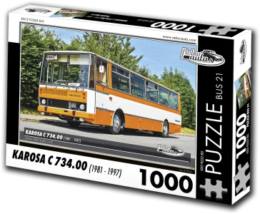 Puzzle BUS č.21 KAROSA C 734.00 (1981 - 1997) 1000 dílků