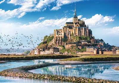 Puzzle Mont Saint Michel 1000 dílků