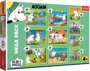Puzzle Mumínci MEGA PACK 10v1