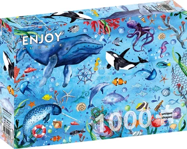 Puzzle Hlboké modré more 1000 dielikov