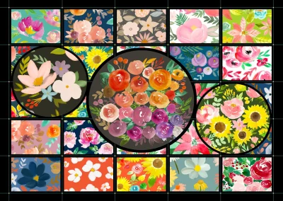 Puzzle Květinová zahrada 1000 dílků