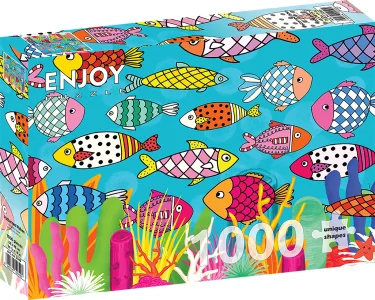 Puzzle Ryby so vzorom 1000 dielikov