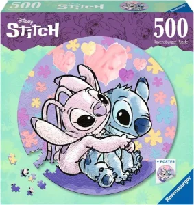 Okrúhle puzzle Stitch 500 dielikov