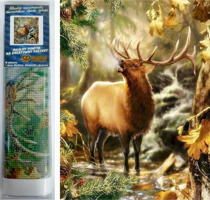 Norimpex Diamantové maľovanie Volanie lesa 40x30cm