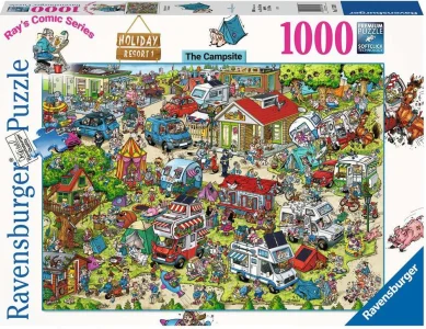 Puzzle Ray's Comic Holiday Resort 1: Kemp 1000 dílků