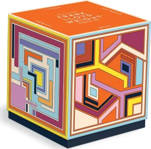 Čtvercové puzzle Frank Lloyd Wright: Textilní bloky 4x200 dílků