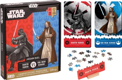 Puzzle Duel Star Wars: Darth Vader vs Obi-Wan Kenobi 2x70 dílků