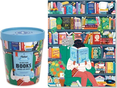Puzzle Bucket List: 50 knih světa, které musíte přečíst 1000 dílků
