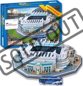 3D puzzle Stadion Stamford Bridge - FC Chelsea 171 dílků