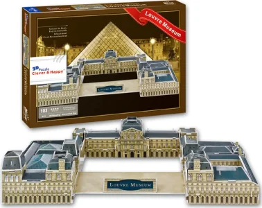 3D puzzle Muzeum Louvre 103 dílků