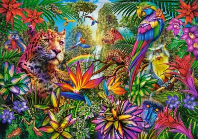 Puzzle Móda džungle 500 dílků