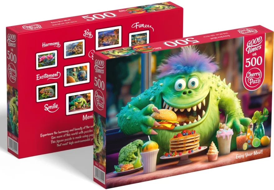 Puzzle Cherry Pazzi 500 dielikov Dobrú chuť!