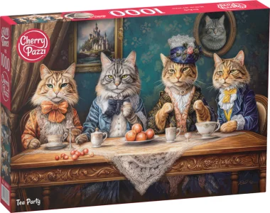 Puzzle Cherry Pazzi 1000 dielikov Čajový dýchánok